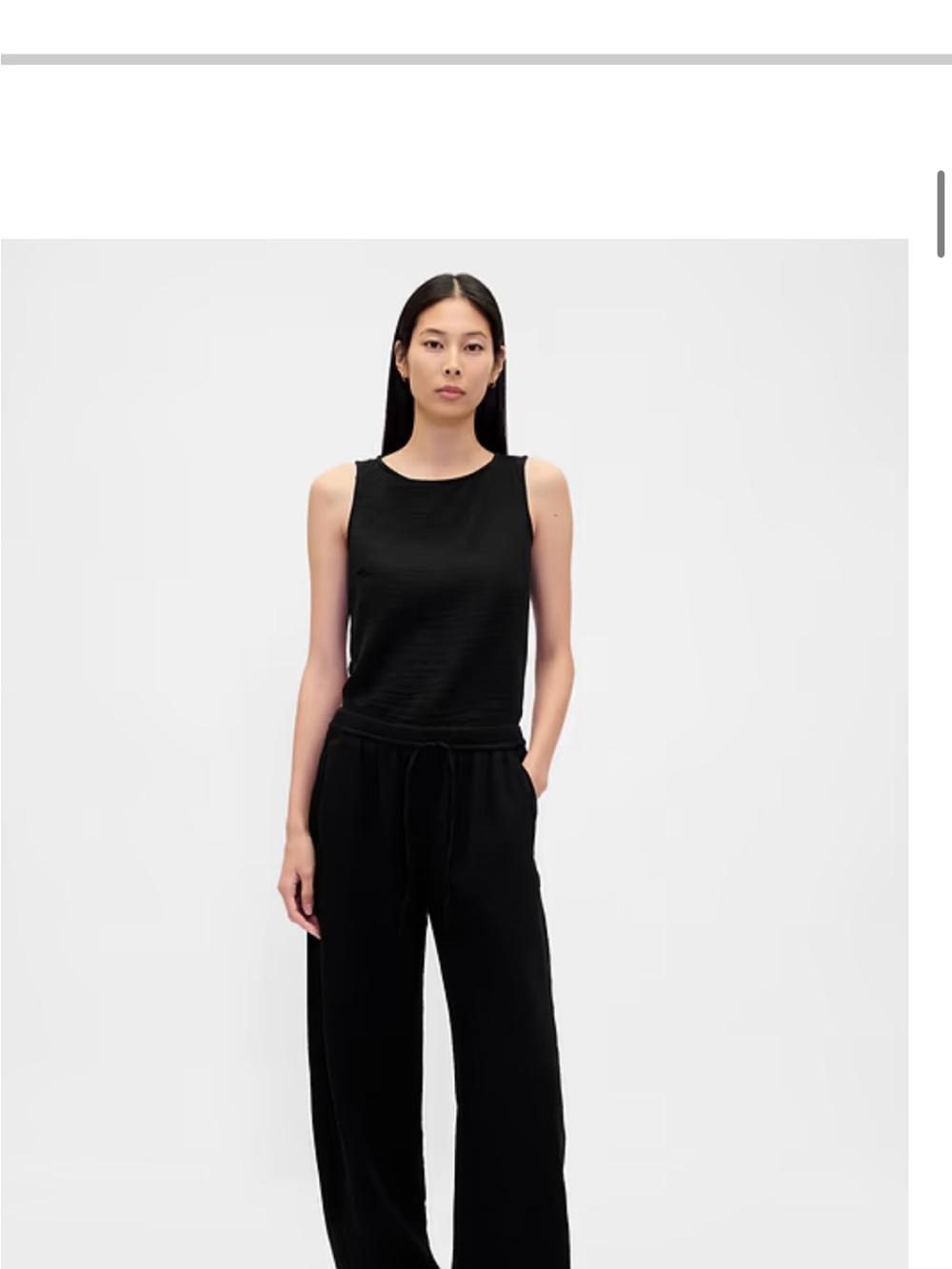 Gap Black gauze pants